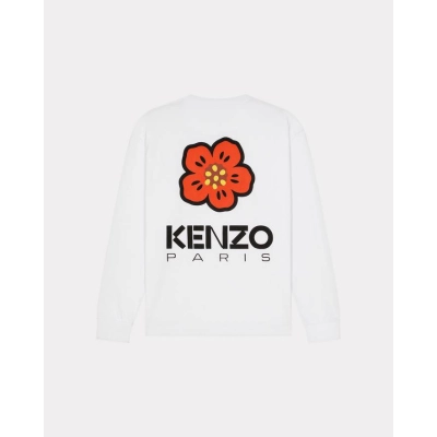 Kenzo 'BOKE FLOWER' EMBROIDERED LONG-SLEEVED T-SHIRT 01