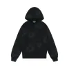 Denim Tears Cotton Wreath Hooded Sweatshirt 'Black Monochrome'