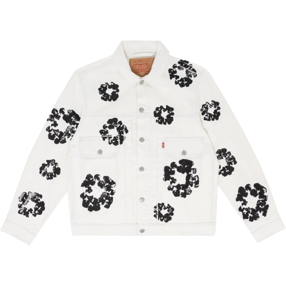 DENIM TEARS TYPE - 2 ALL OVER WREATH WHITE