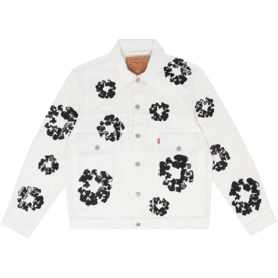 DENIM TEARS TYPE - 2 ALL OVER WREATH WHITE 01