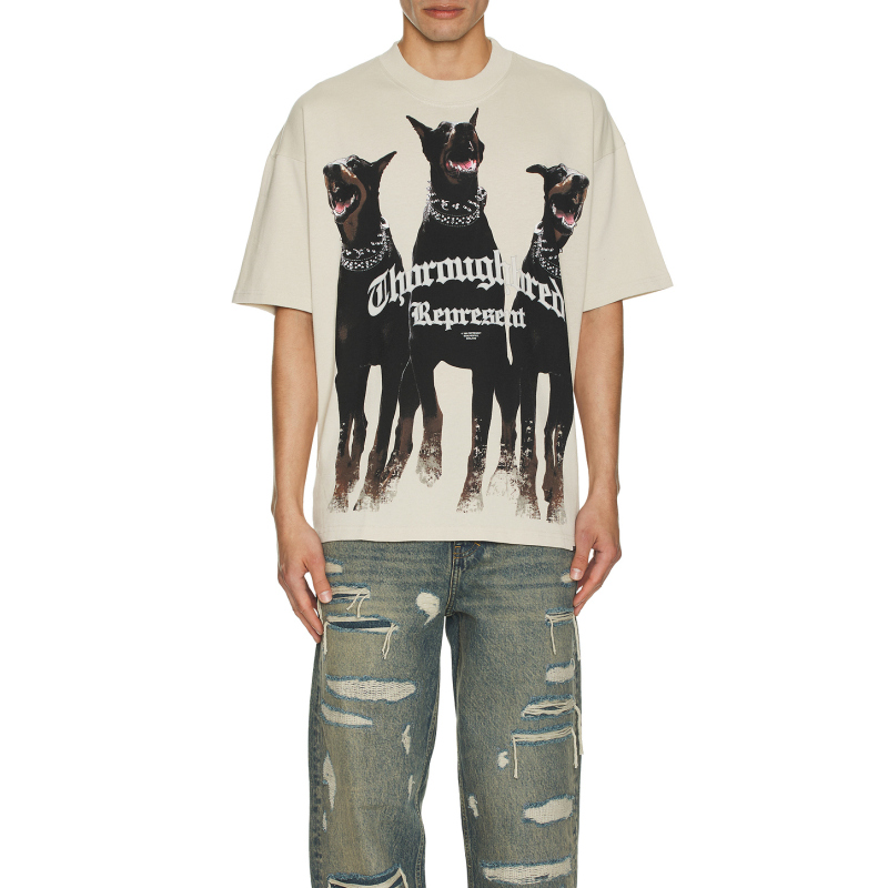 Represent T-shirt Vintage White