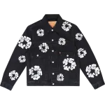 DENIM TEARS TYPE - 2 ALL OVER WREATH BLACK