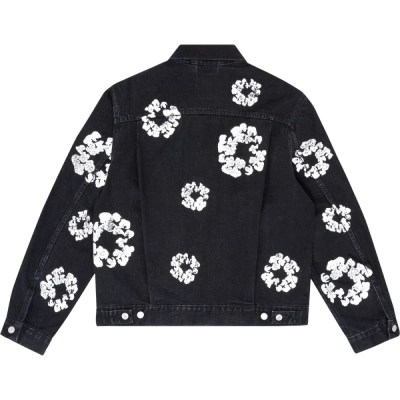 DENIM TEARS TYPE - 2 ALL OVER WREATH BLACK 02