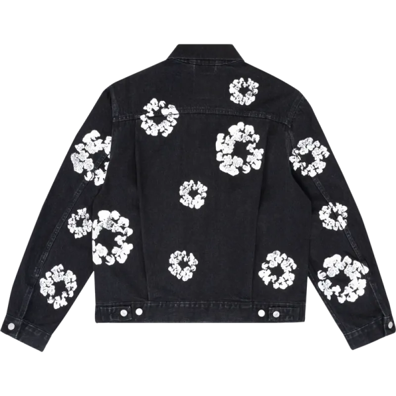 denim tears type - 2 all over wreath black