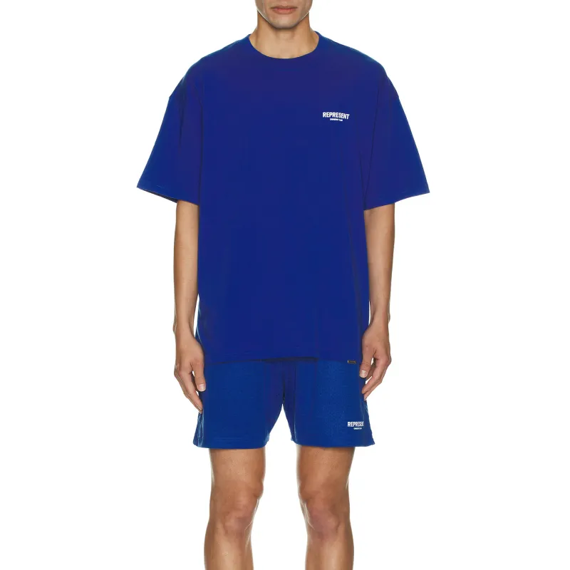 represent t-shirt cobalt blue