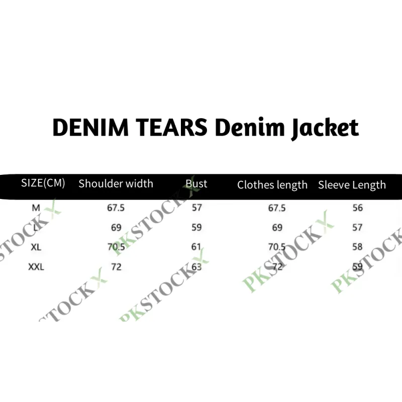 denim tears type - 2 all over wreath light wash jacket