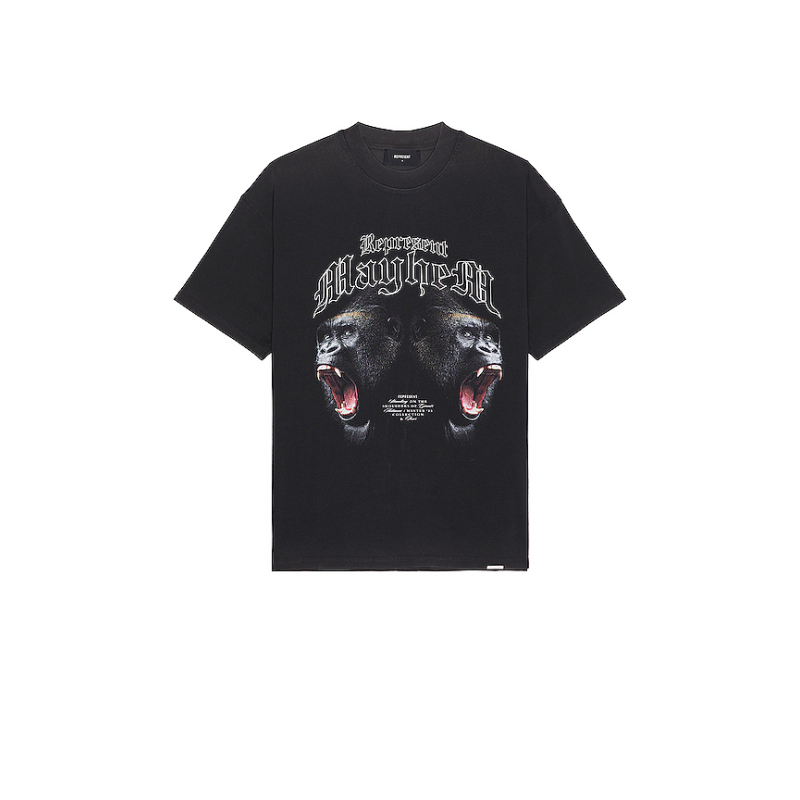 Represent T-shirt Vintage Black
