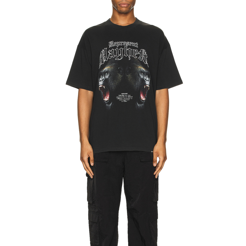Represent T-shirt Vintage Black