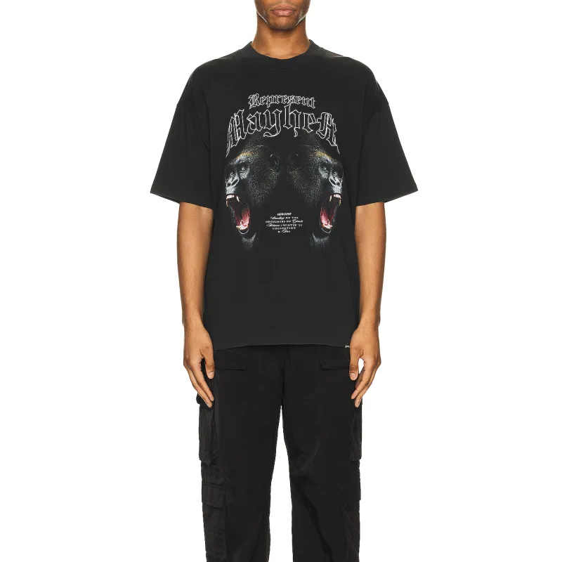 represent t-shirt vintage black