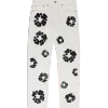 DENIM TEARS THE COTTON WREATH JEAN WHITE