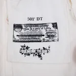 DENIM TEARS THE COTTON WREATH JEAN WHITE