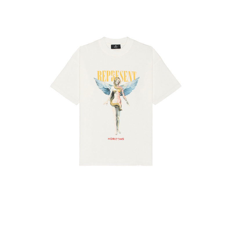 Represent T-shirt Flat White