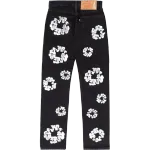 DENIM TEARS THE COTTON WREATH JEAN BLACK