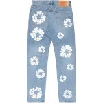 DENIM TEARS THE COTTON WREATH JEAN LIGHT WASH