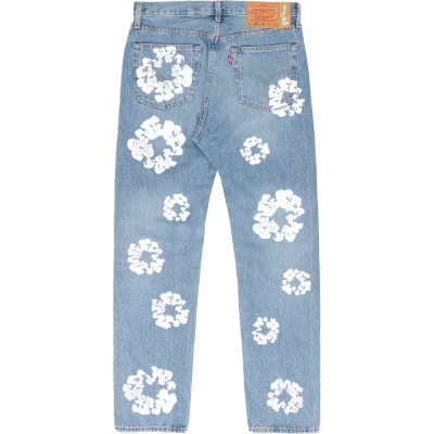 DENIM TEARS THE COTTON WREATH JEAN LIGHT WASH 02