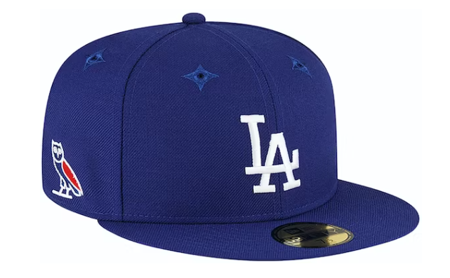 OVO x MLB LA Dodgers New Era Hat Blue
