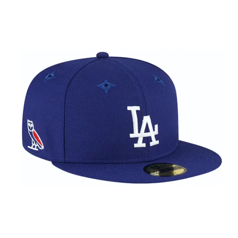 OVO x MLB LA Dodgers New Era Hat Blue