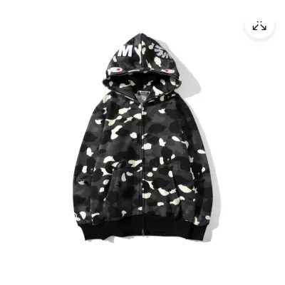 BAPE Hoodie Black 01