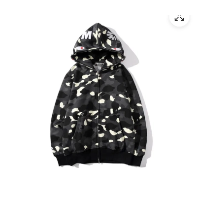 BAPE Hoodie Black 01