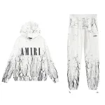 Amiri Contrast Hoodie & Sweatpant Set CX92289328