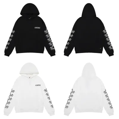 Amiri Skull and Cross Arm Print Hoodie & Sweatpant Set CX92199319 02