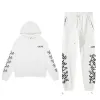 Amiri Skull and Cross Arm Print Hoodie & Sweatpant Set CX92199319