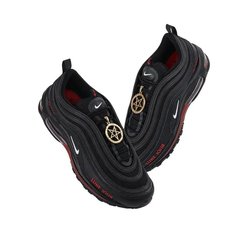 PK God Batch Lil Nas X and MSCHF's Air Max 97 "Satan Shoes"