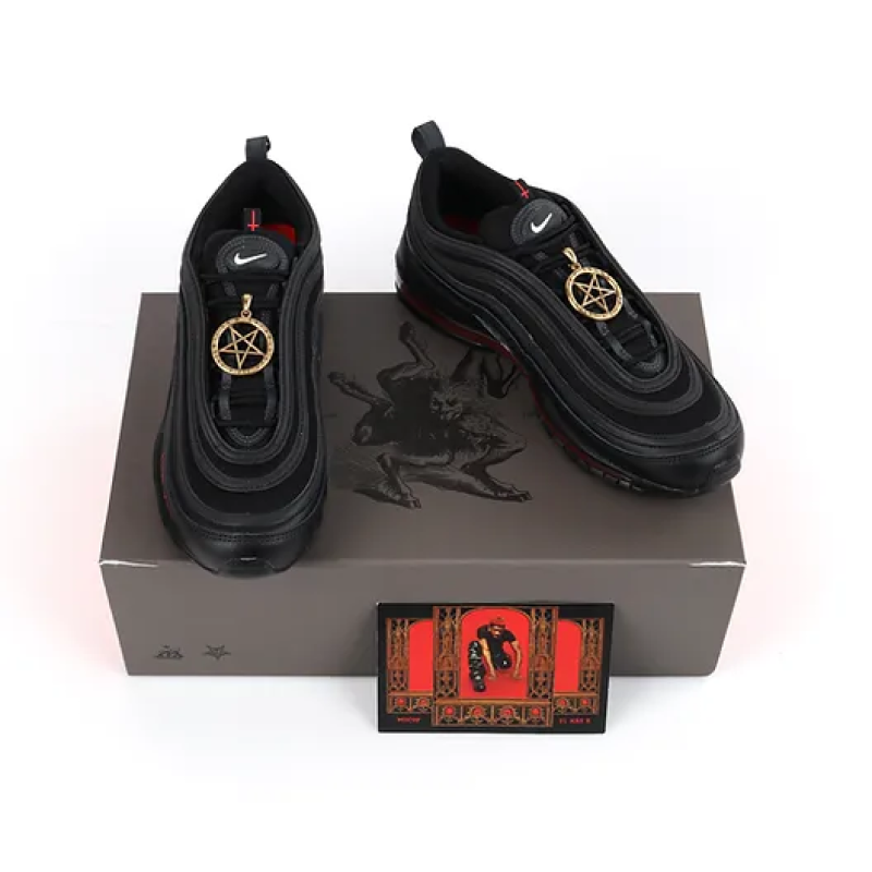 PK God Batch Lil Nas X and MSCHF's Air Max 97 "Satan Shoes"
