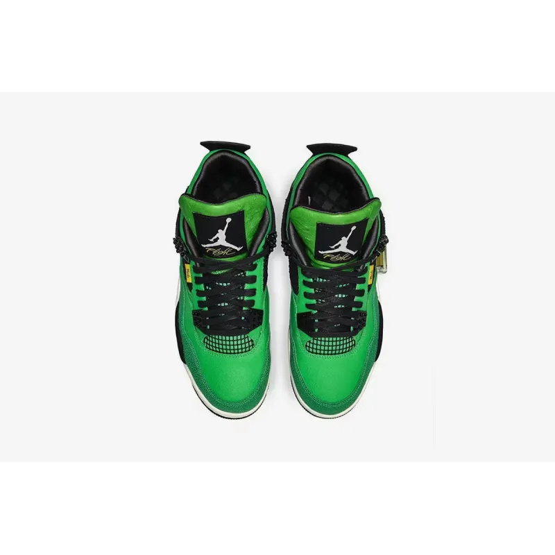 pk god batch air jordan 4 manila green black ho19 mnjdls 416 ln3