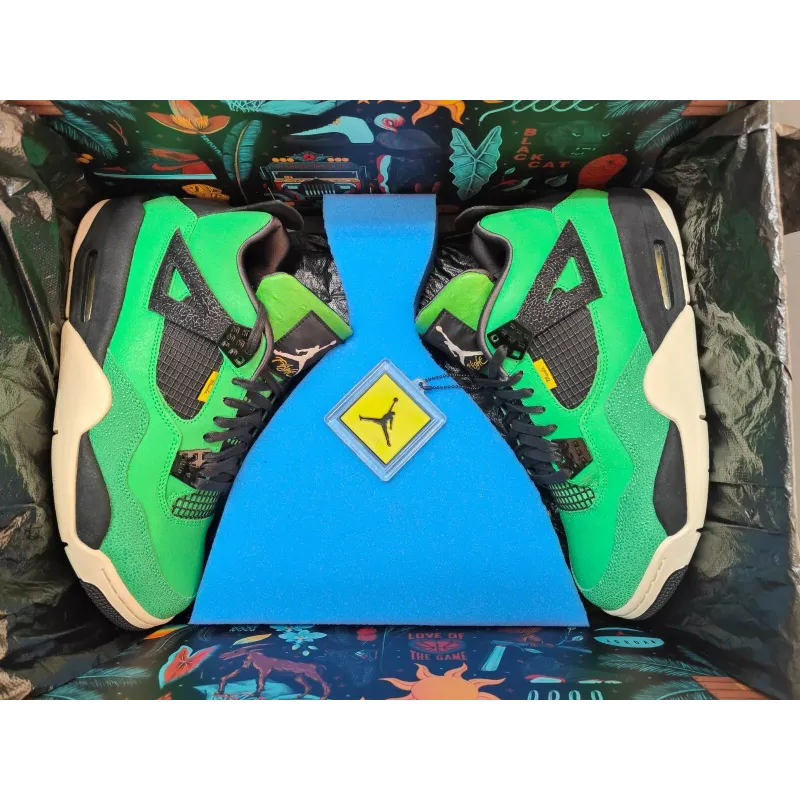 pk god batch air jordan 4 manila green black ho19 mnjdls 416 ln3