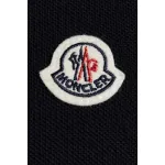 MONCLER COLLECTION Logo Patch Polo Shirt male Black 