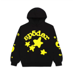 Sp5der Beluga Hoodie Onyx Yellow