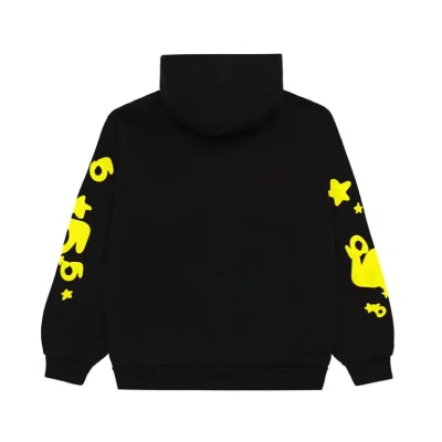 Sp5der Beluga Hoodie Onyx Yellow 02