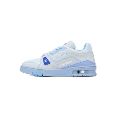 PK God Batch Tyler x LOUIS VUITTON Trainer Blue 01