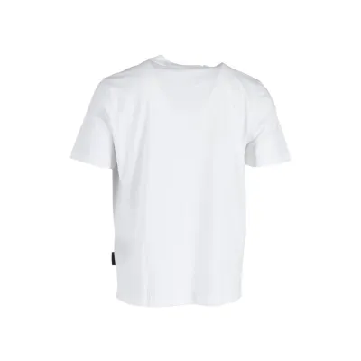 PALM ANGELS Palm Angels Paris Sprayed Logo T-Shirt In White Cotton 02