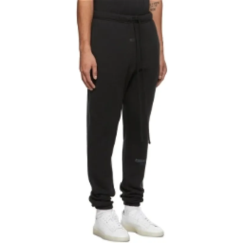 fear of god essentials core collection lounge pants black