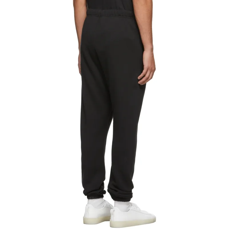 fear of god essentials core collection lounge pants black