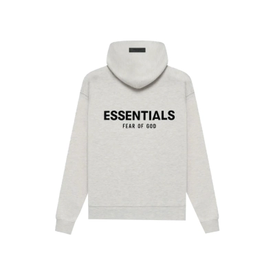 Fear of God Essentials Pullover Hoodie Light Heather Oatmeal 02