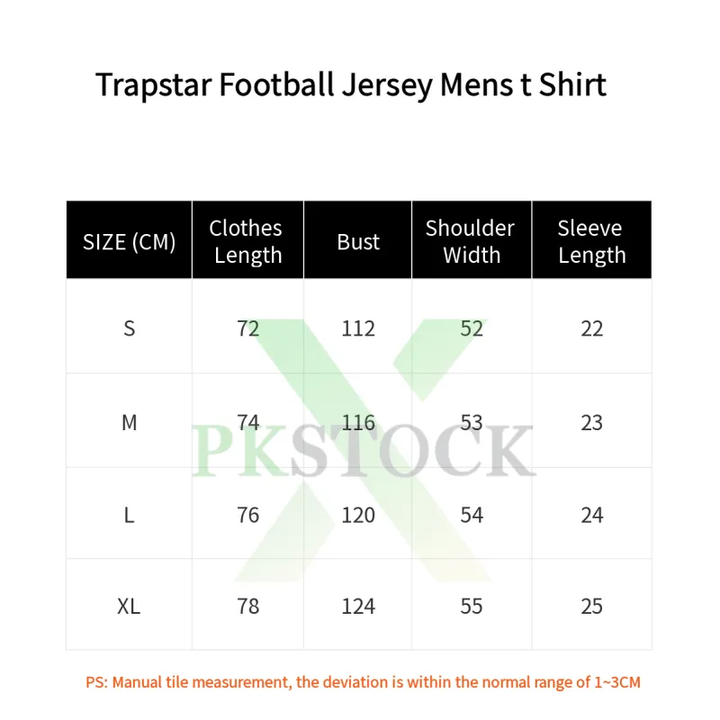 trapstar football jersey mens t shirt