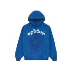  Sp5der Legacy Hoodie Blue