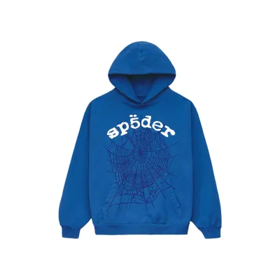  Sp5der Legacy Hoodie Blue 01