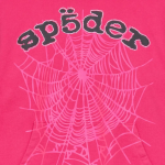 Sp5der Legacy Hoodie Pink and black
