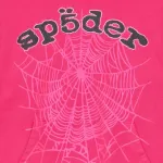 Sp5der Legacy Hoodie Pink and black