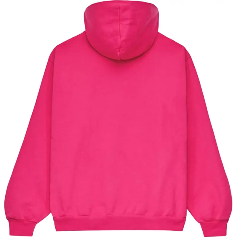 sp5der legacy hoodie pink and white