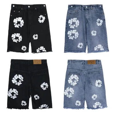 Denim Tears Jeans Shorts Black/Blue CX758615 01
