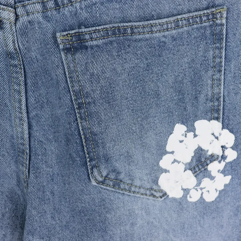 denim tears jeans shorts black/blue cx758615