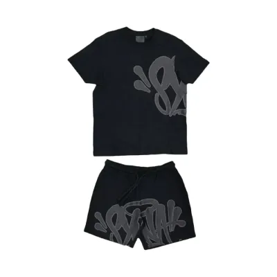 SYNA WORLD LOGO TWINSET BLACK SET 01