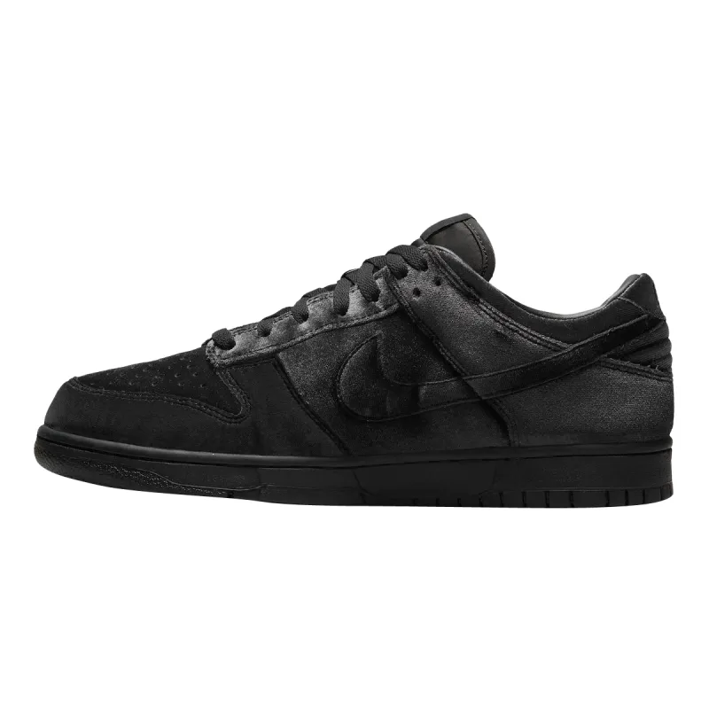 pk god batch nike dunk low dover street market triple black velvet dh2686-002