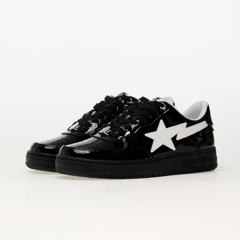 PK God Batch A Bathing Ape Bape Sta #2 Black Patent 1K30-191-302-BLK