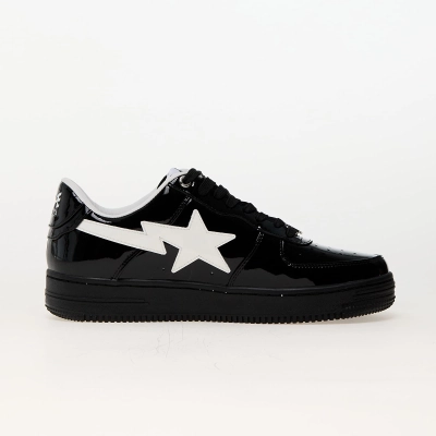 PK God Batch A Bathing Ape Bape Sta #2 Black Patent 1K30-191-302-BLK 02